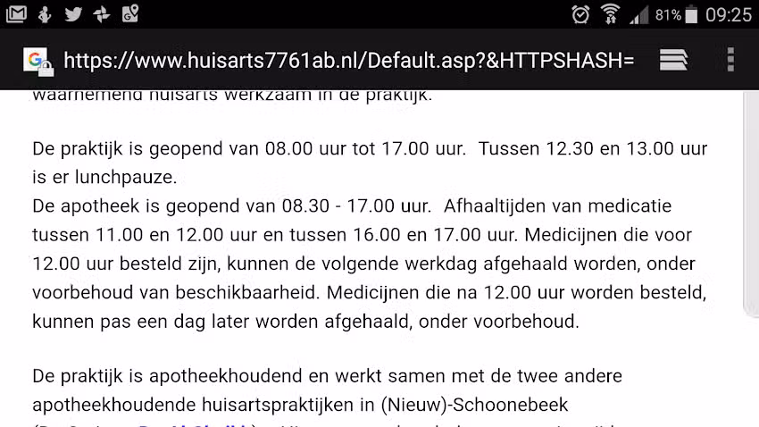 Huisartsenpraktijk Schoonebeek